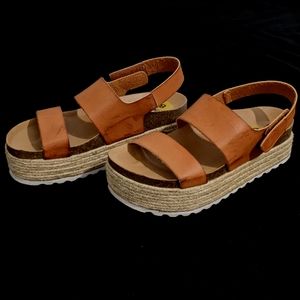 Dirty Laundry Platform Sandals